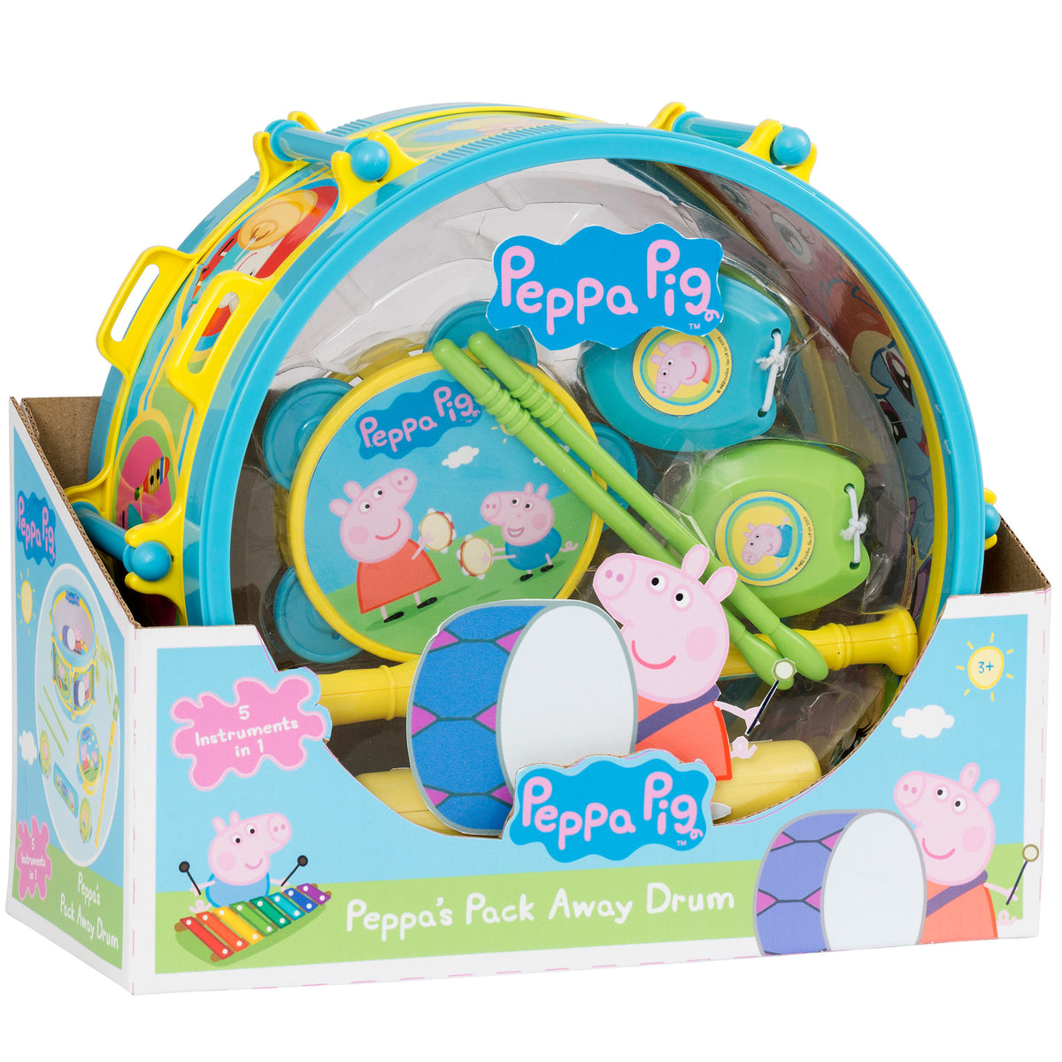 Peppa Pig Toy Drum Set Musical Toys