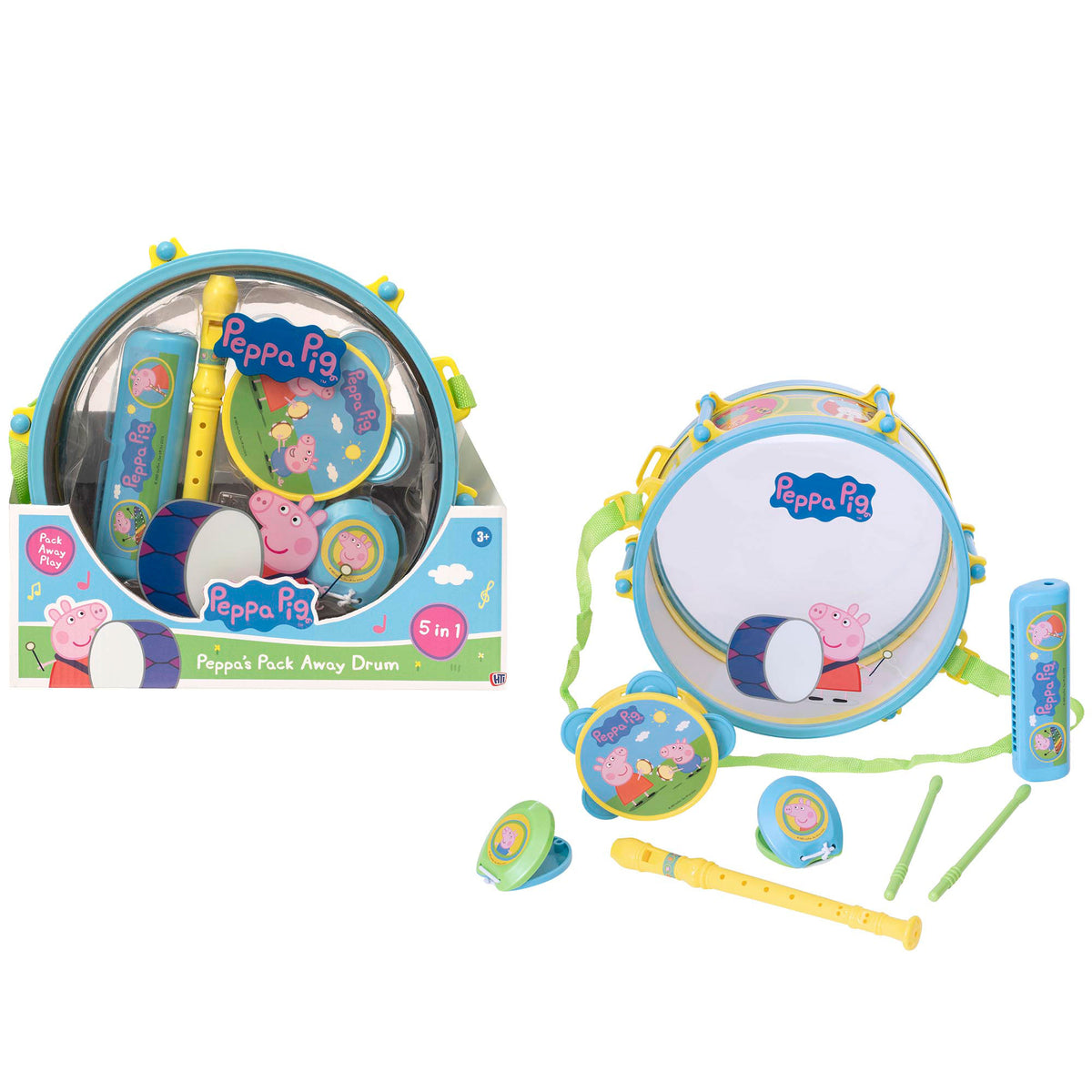 Peppa Pig Toy Drum Set Musical Toys