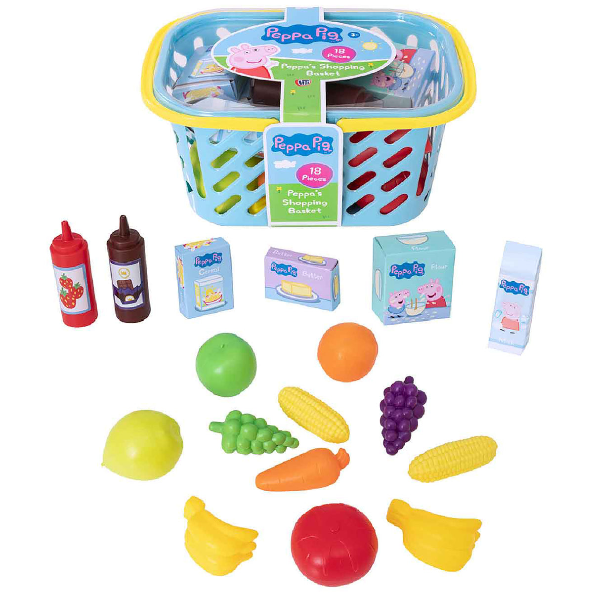 Peppa Pig Shopping Basket &amp; Accessories Set