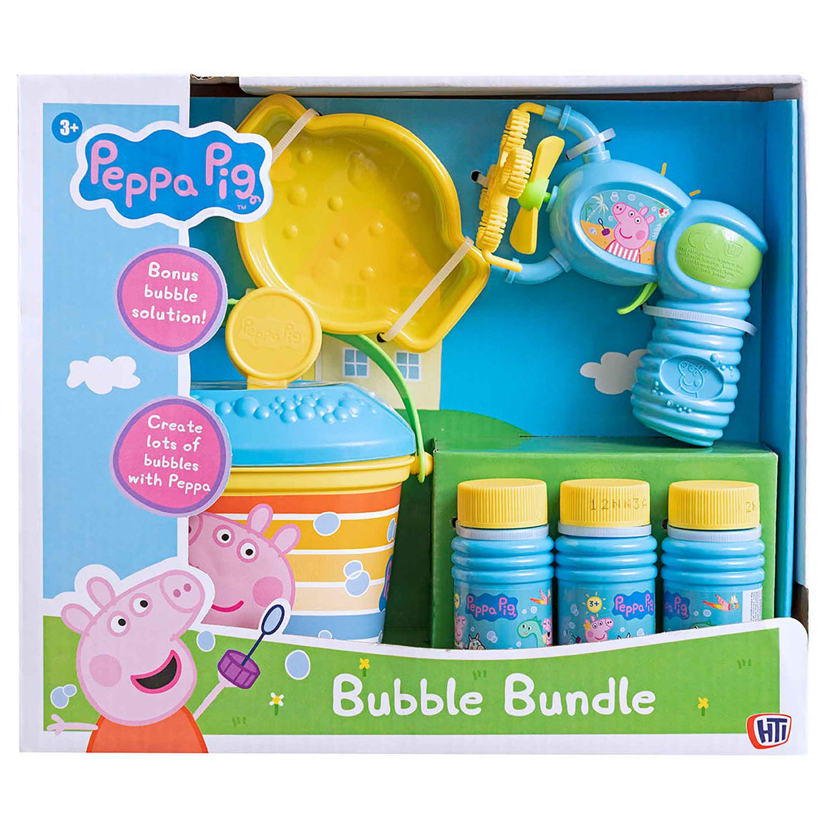 Peppa Pig Bubble Bundle - Includes Bonus Bubble Solution Bubble Toys
