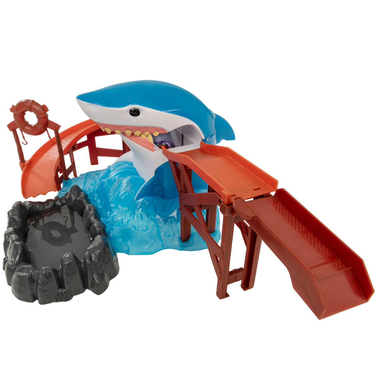 Teamsterz Colour Change Shark Bite Play Set - With 5 Cars