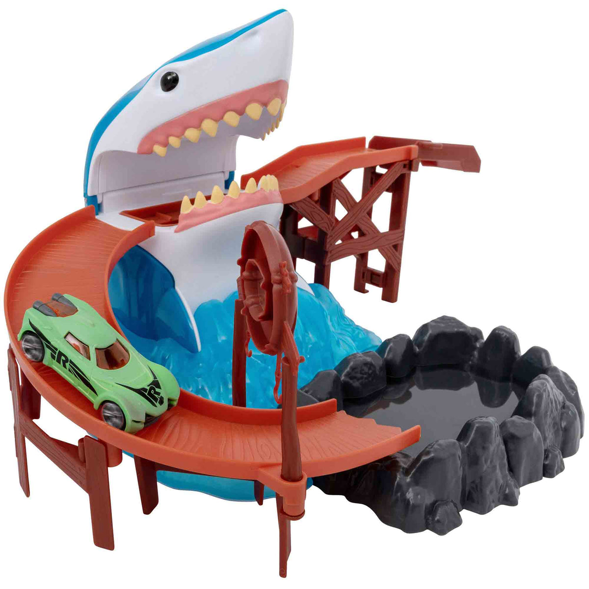 Teamsterz Colour Change Shark Bite Play Set Cars &amp; Transporters