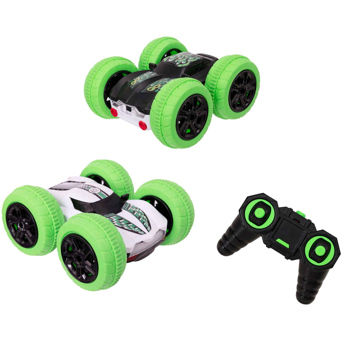 Flipsterz Remote Control Stunt Car - White / Black