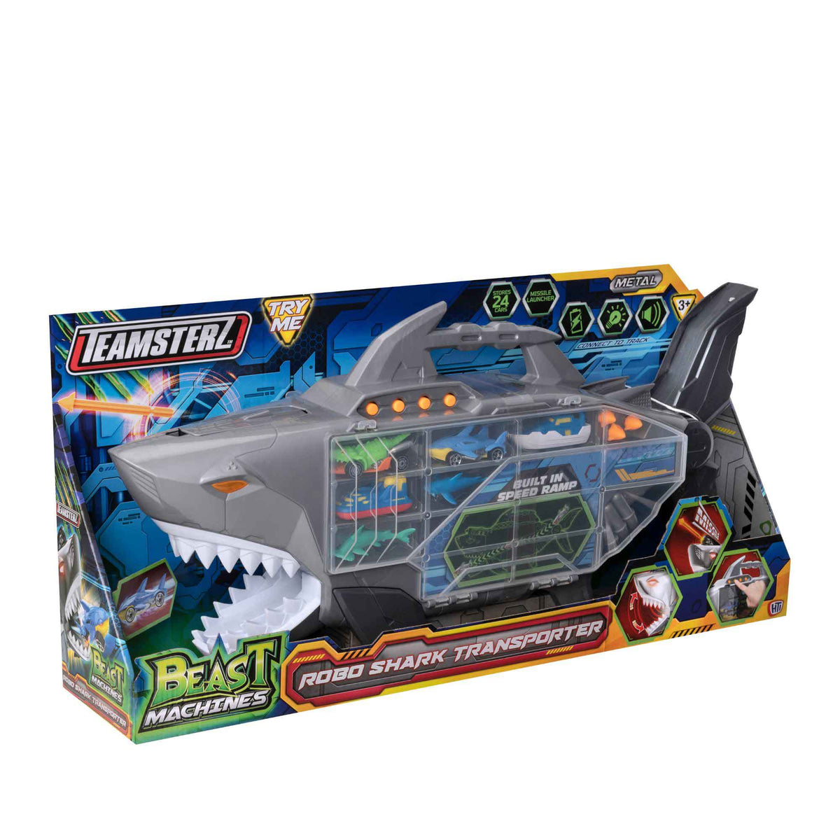 Teamsterz Beast Machines Robo Shark Transporter