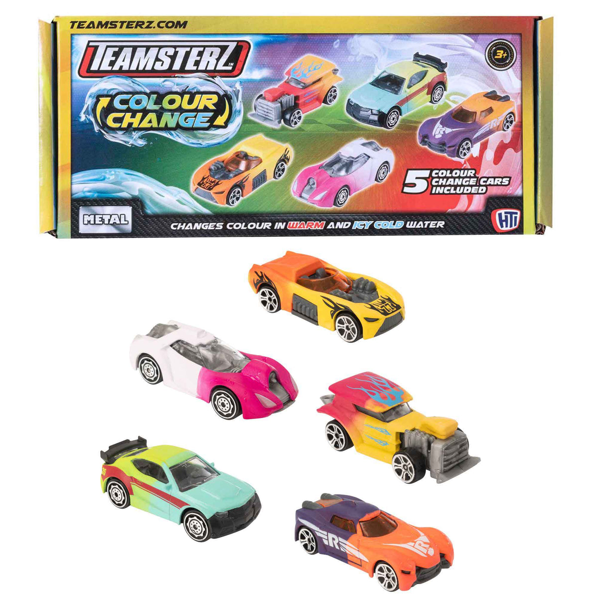 Teamsterz 5 Colour Change Cars Playset