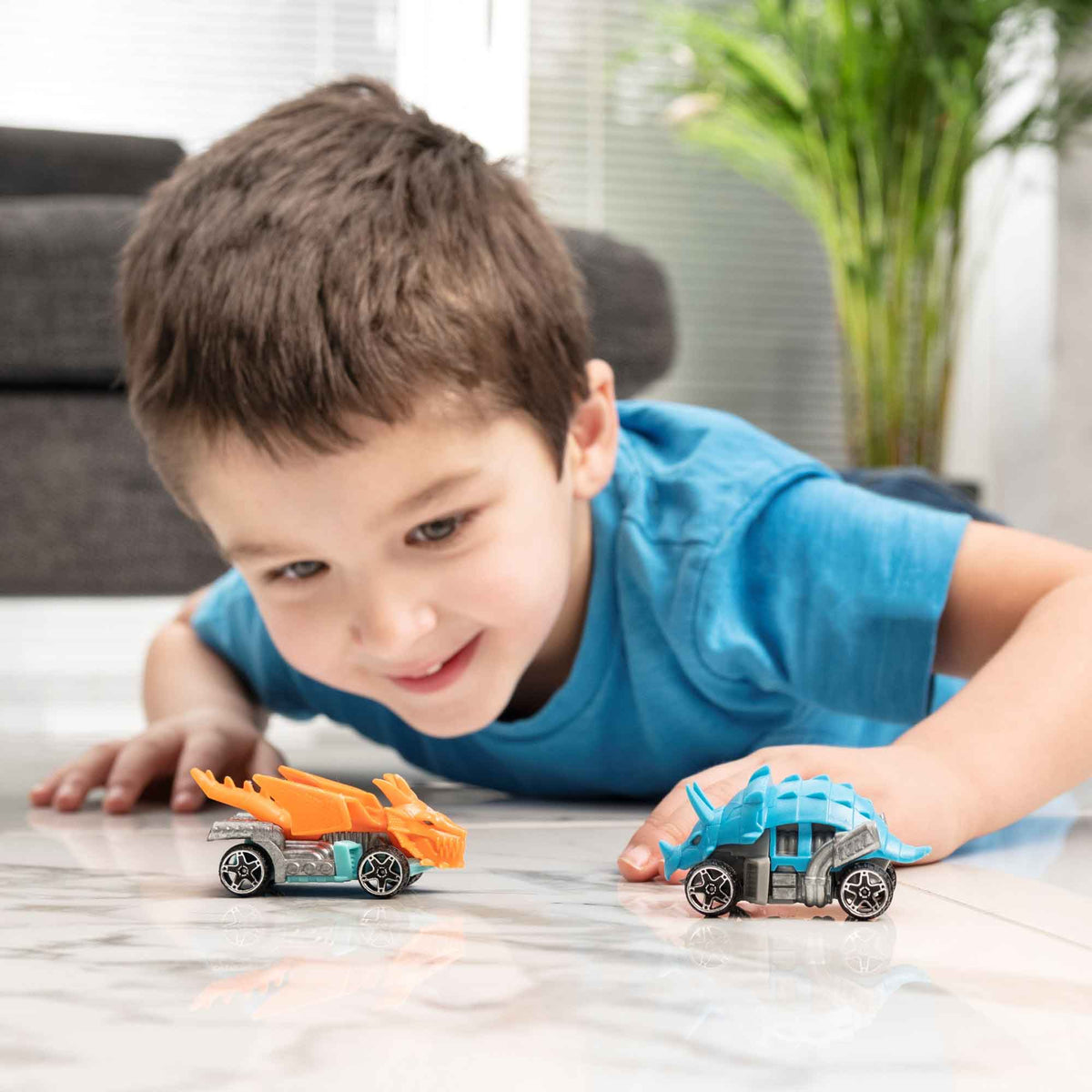 Teamsterz Beast Machine Car Play Set - 6 Cars Included Cars &amp; Transporters