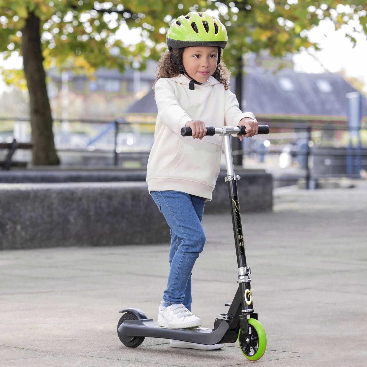 EVO VT1 Lithium Scooter for Kids Ages 6 and Up with Lightweight Design and Long-lasting Battery, prefect for outdoor and active play.