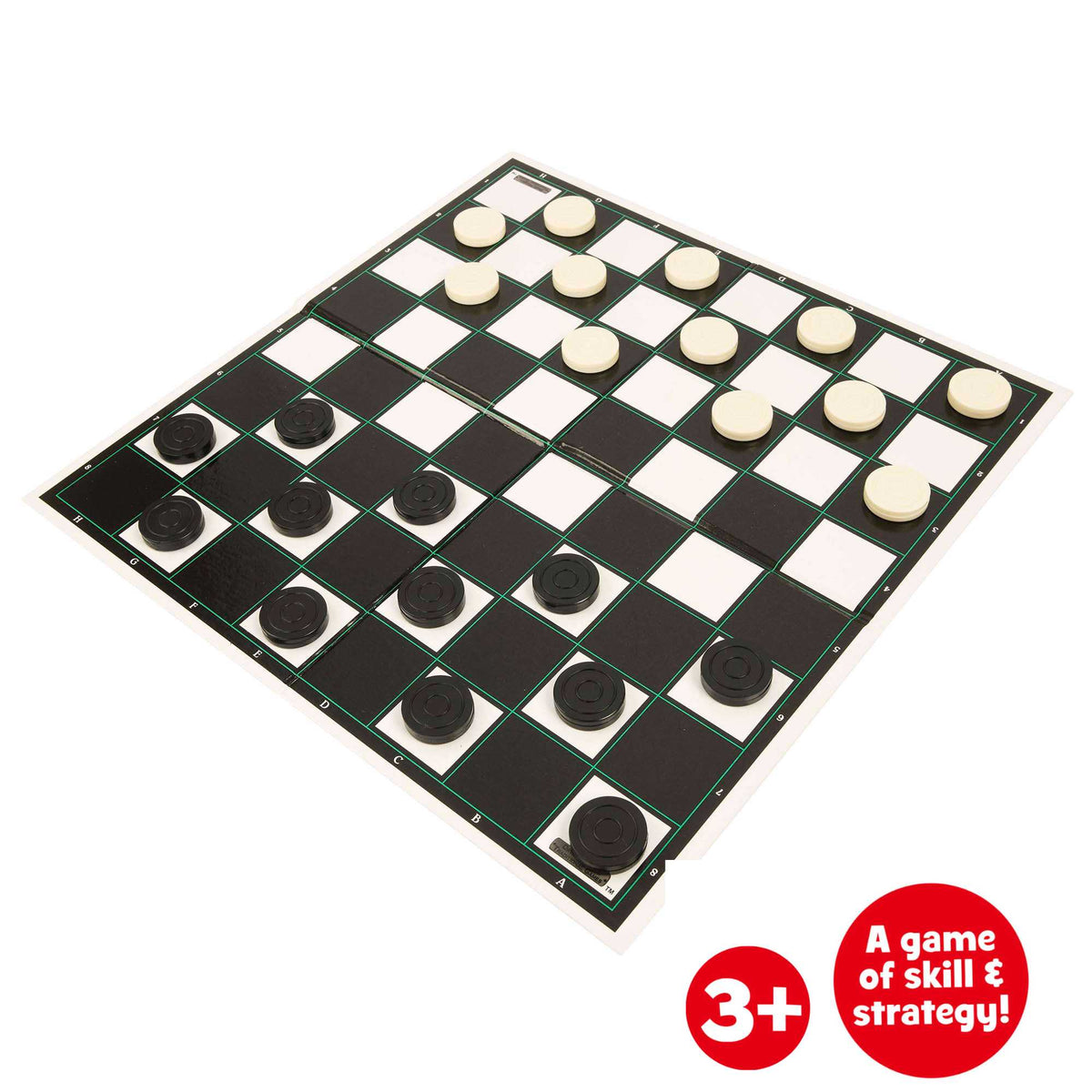 Kids Draughts Set Boxed Family Games