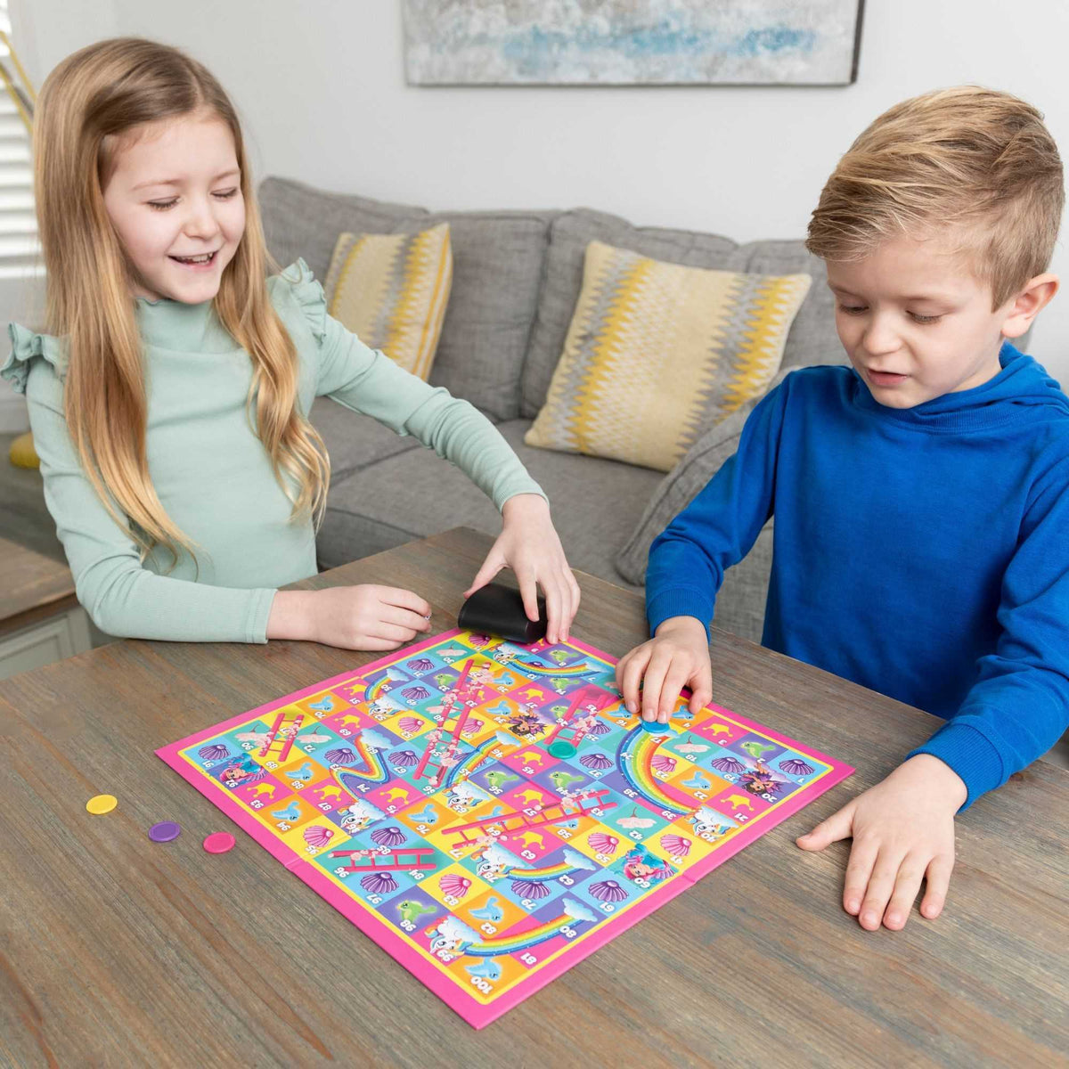 Magical Snakes &amp; Ladders Board Game Boxed Family Games