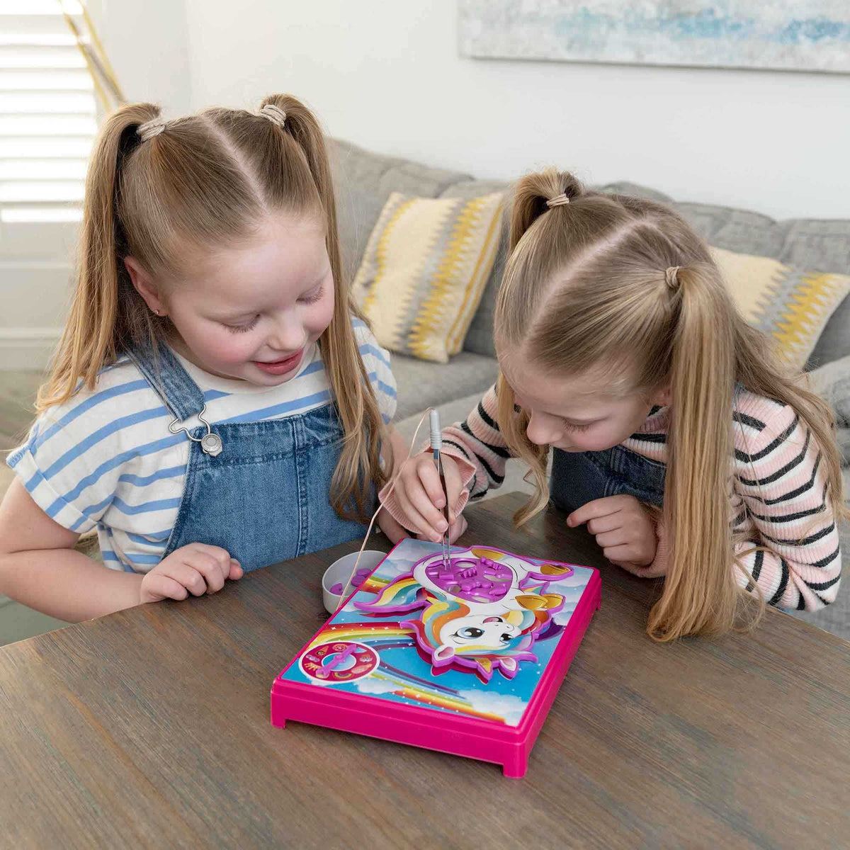 Unicorn Shaking Surgeon Board Game, a unicorn-themed twist on the classic Shaking Surgeon game. Perfect for kids and adults, it tests hand-eye coordination and patience for hours of family fun.