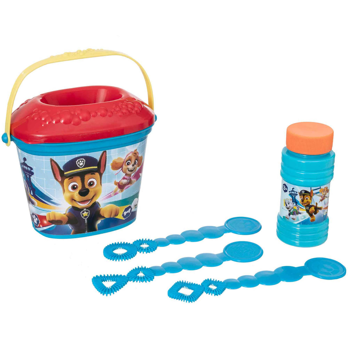 Paw Patrol Bubble Bundle Includes Bubble Gun, Bubble Wands &amp; Solution Bubble Toys