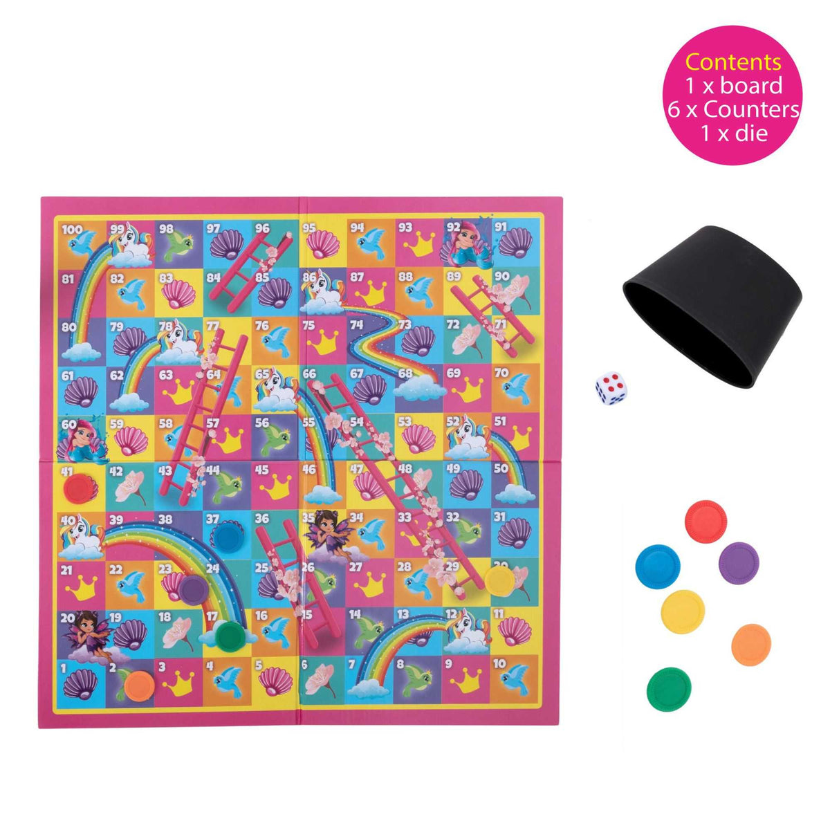 Magical Snakes &amp; Ladders Board Game Boxed Family Games