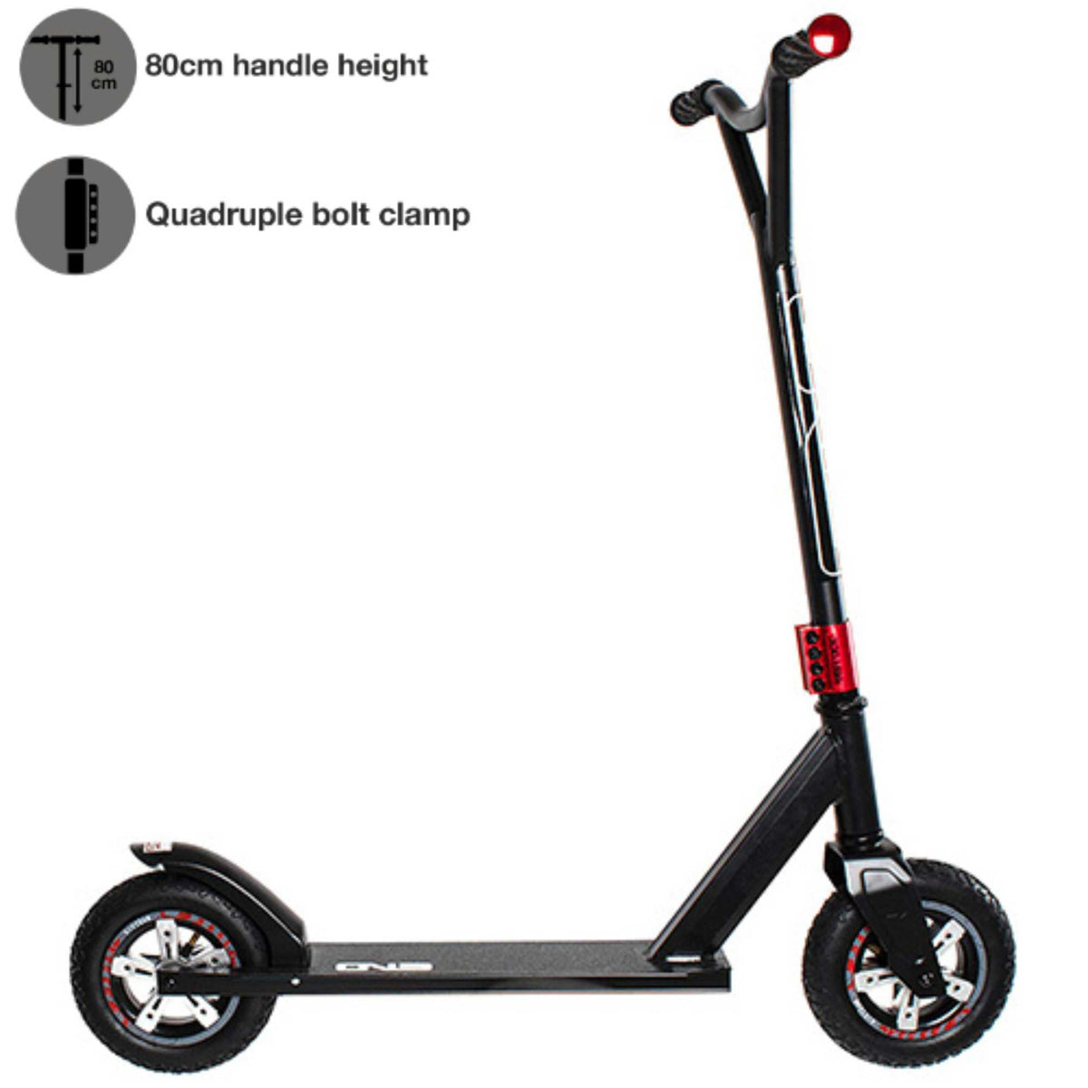 EVO Dirt Rider Scooter - Black