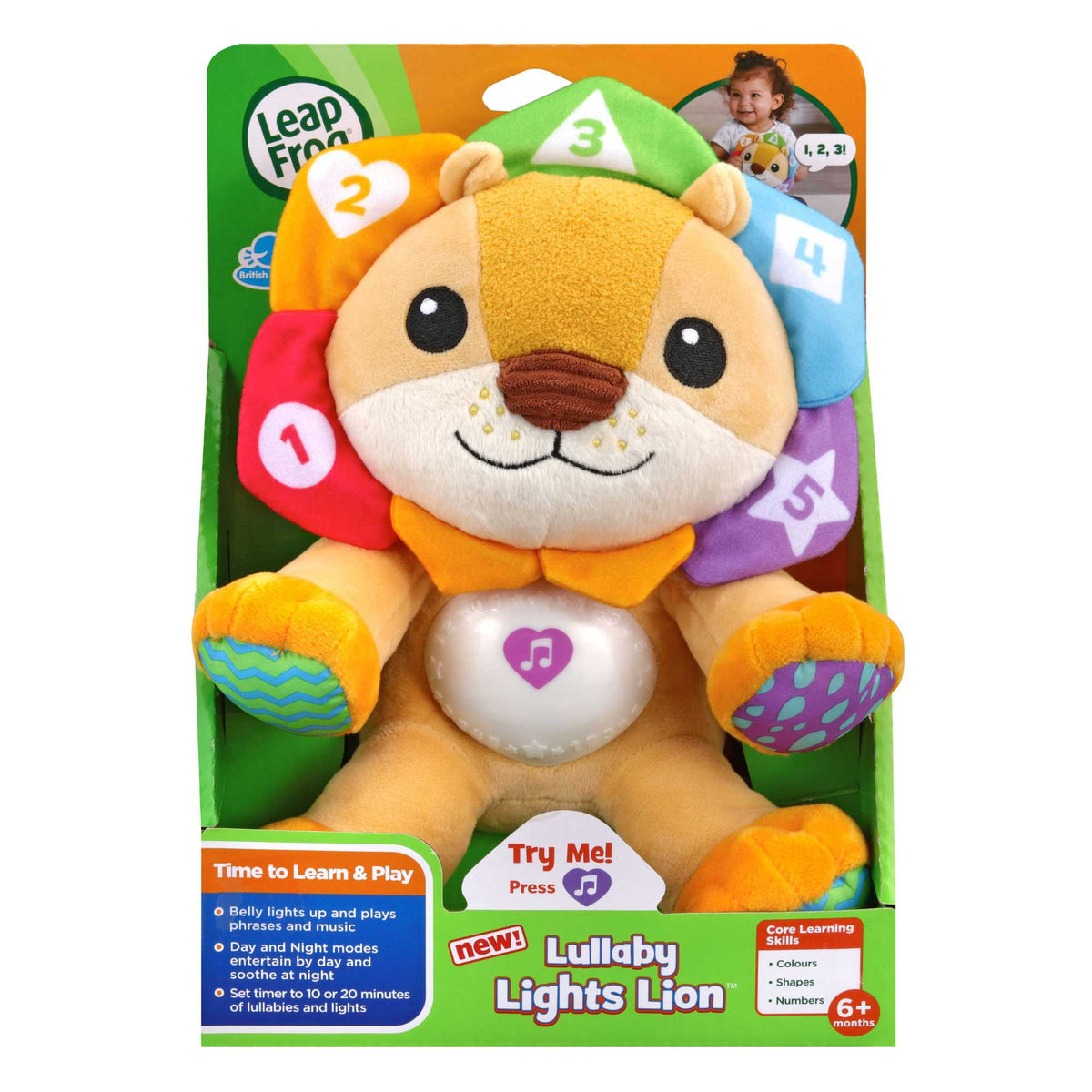 LeapFrog Lullaby Lights Lion Learning Toy