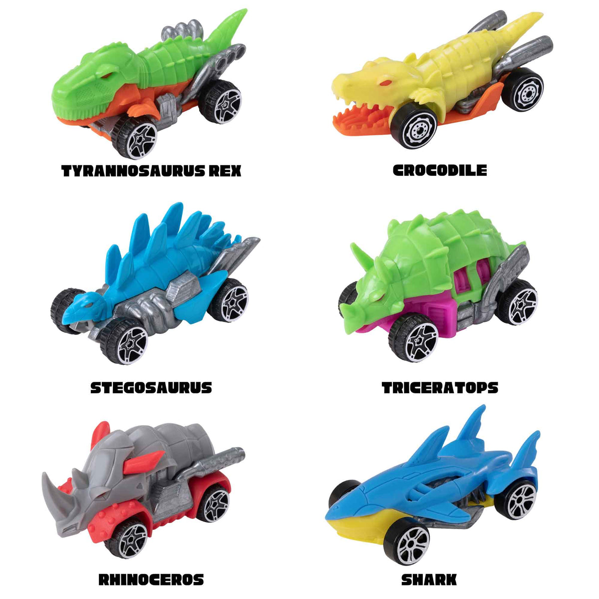 Teamsterz Beast Machine Car Play Set - 6 Cars Included Cars &amp; Transporters