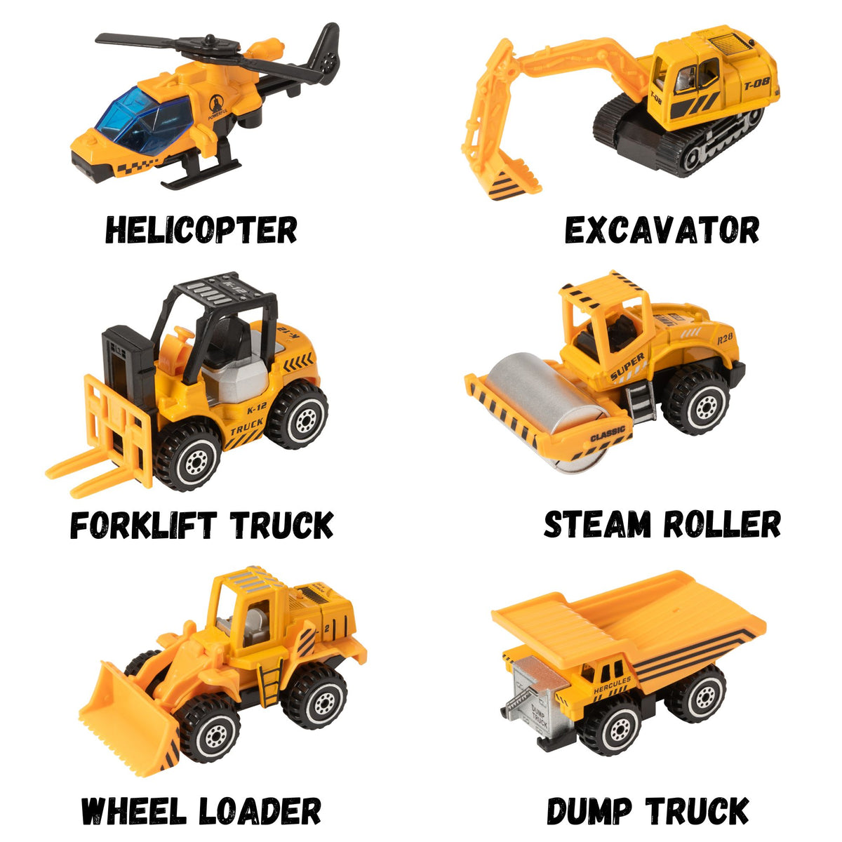 Teamsterz Street Machines Construction Playset | 12 Piece Construction Playset