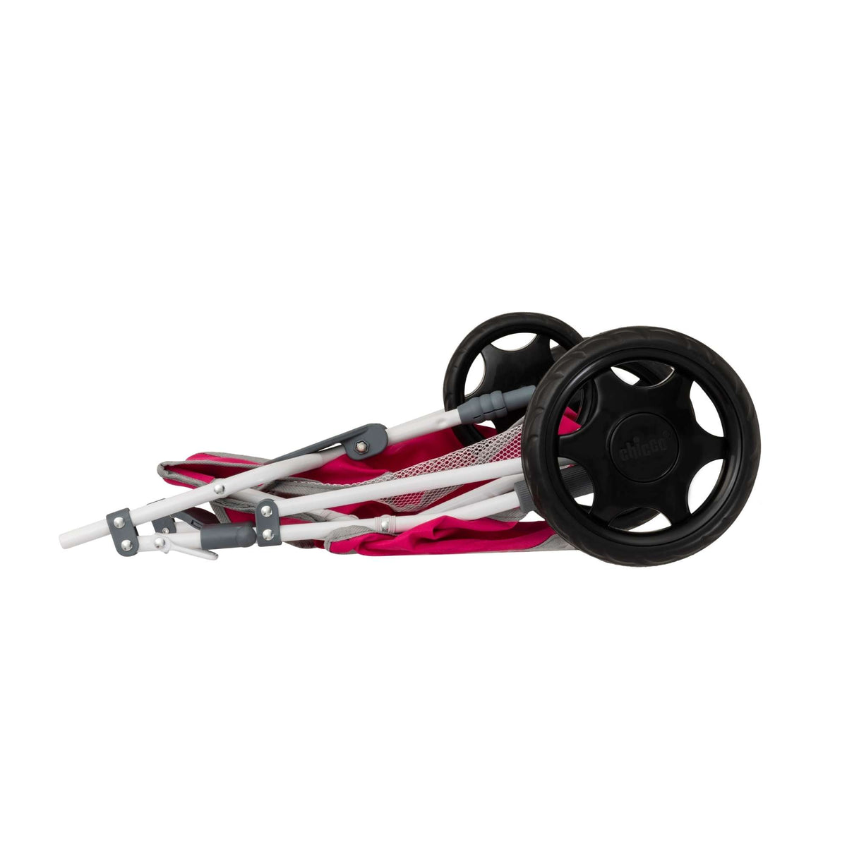 Chicco Pink 3 Wheeled Dolls Running Buggy Pushchairs