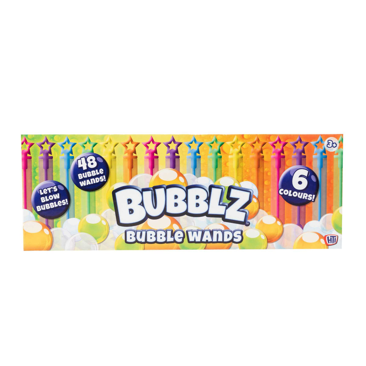 Bubblz 48 Pack of Bubble Wands - Bubble Solution Included Bubble Toys
