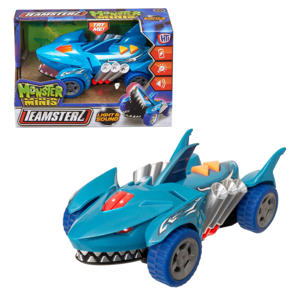 Teamsterz Monster Mini Light &amp; Sound Shark Car