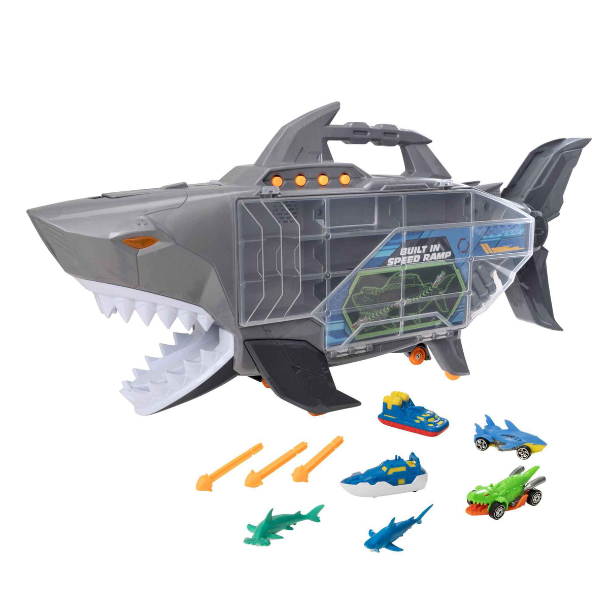 Teamsterz Beast Machines Robo Shark Transporter Cars &amp; Transporters
