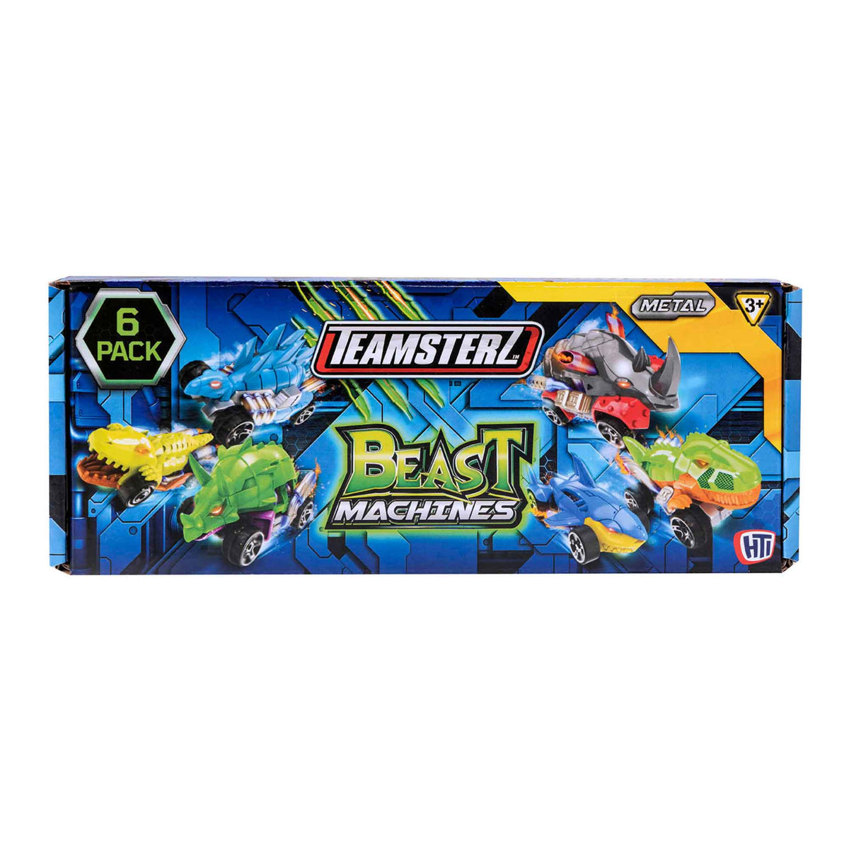 Teamsterz Beast Machine Car Play Set - 6 Cars Included Cars &amp; Transporters