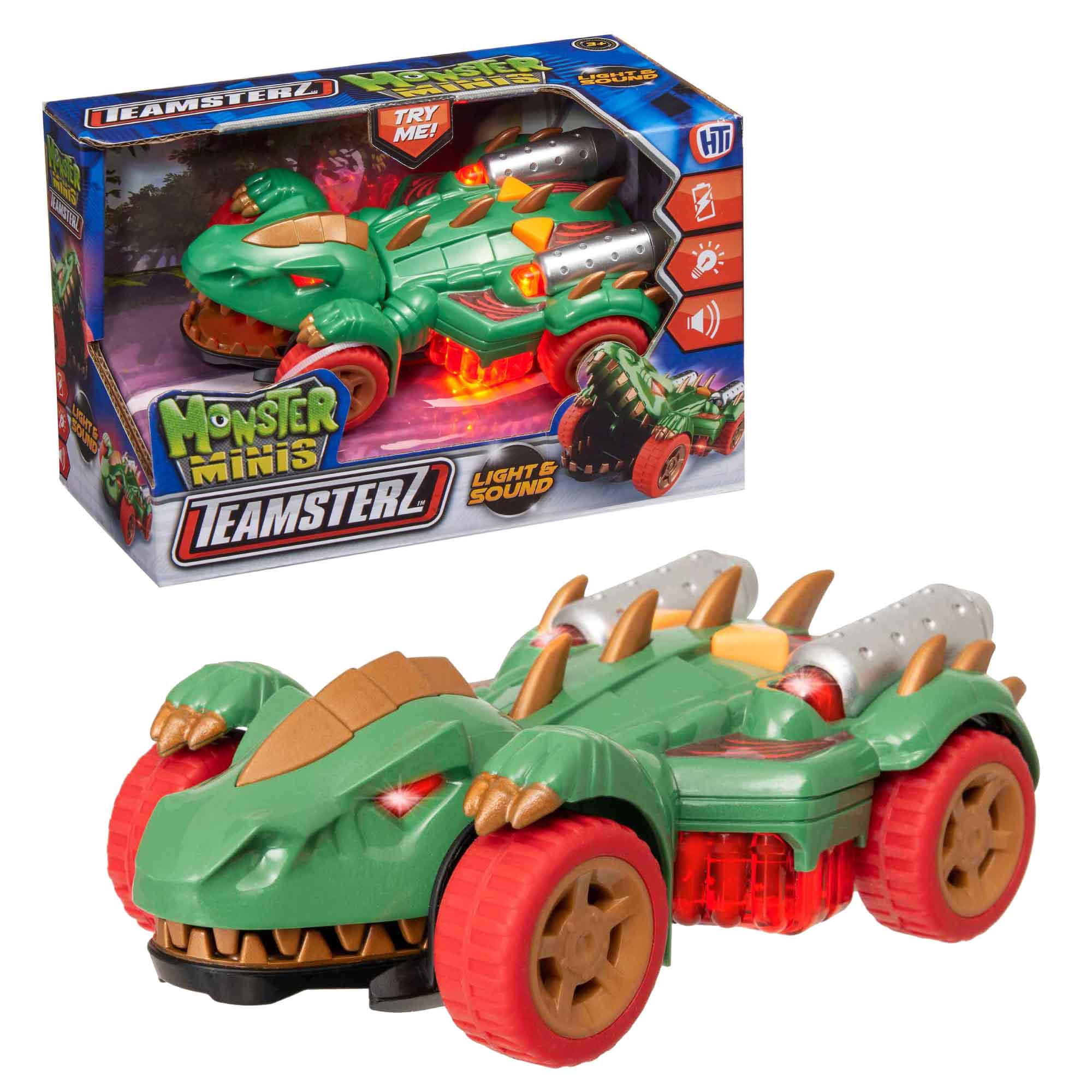 Teamsterz Monster Moverz Mini Dinosaur Car | Lights & Sounds Cars & Transporters