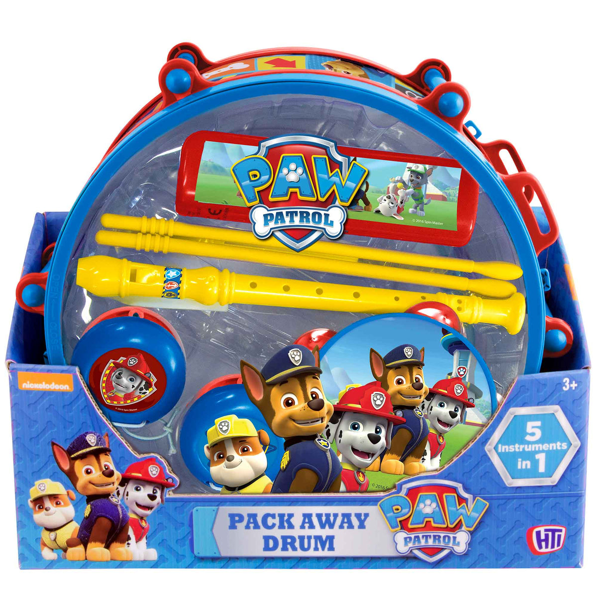 Paw Patrol Pack Away Drum Set Musical Toys