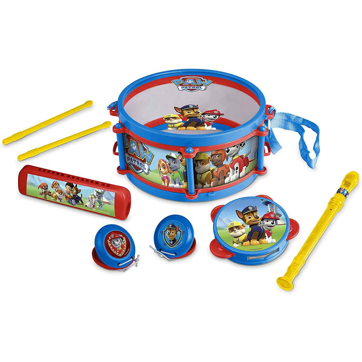 Paw Patrol Pack Away Drum Set Musical Toys