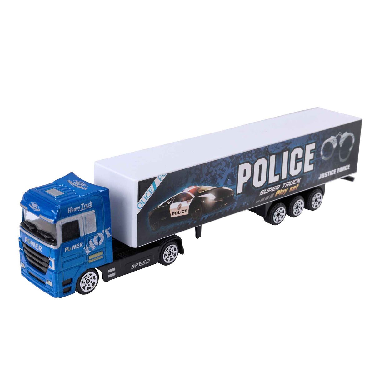 Teamsterz Police Service Transporter Toy Truck Playset